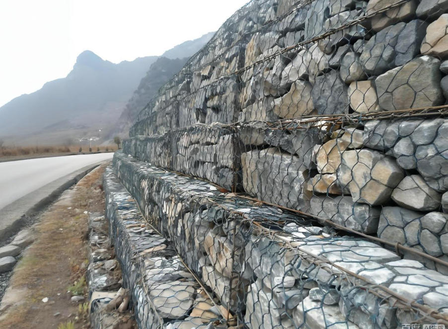石笼网防护原理