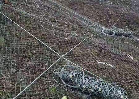 为甘南自治州提供边坡防护网安装工程
